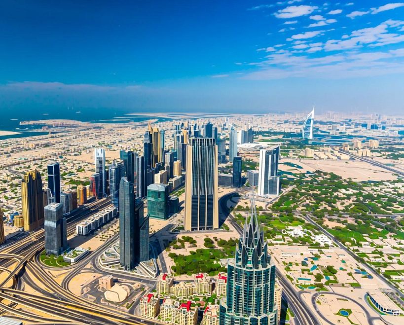 迪拜城市景观
