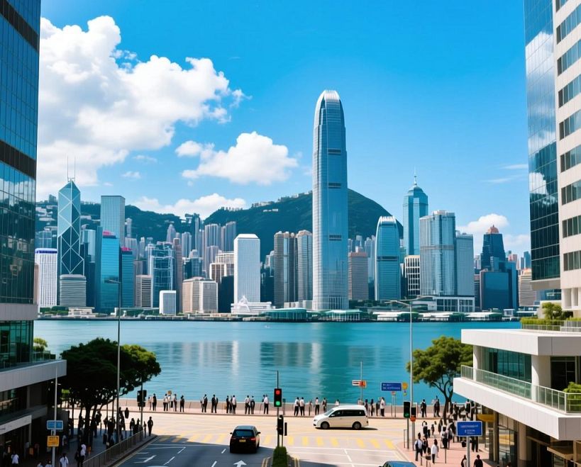 香港维多利亚港夜景